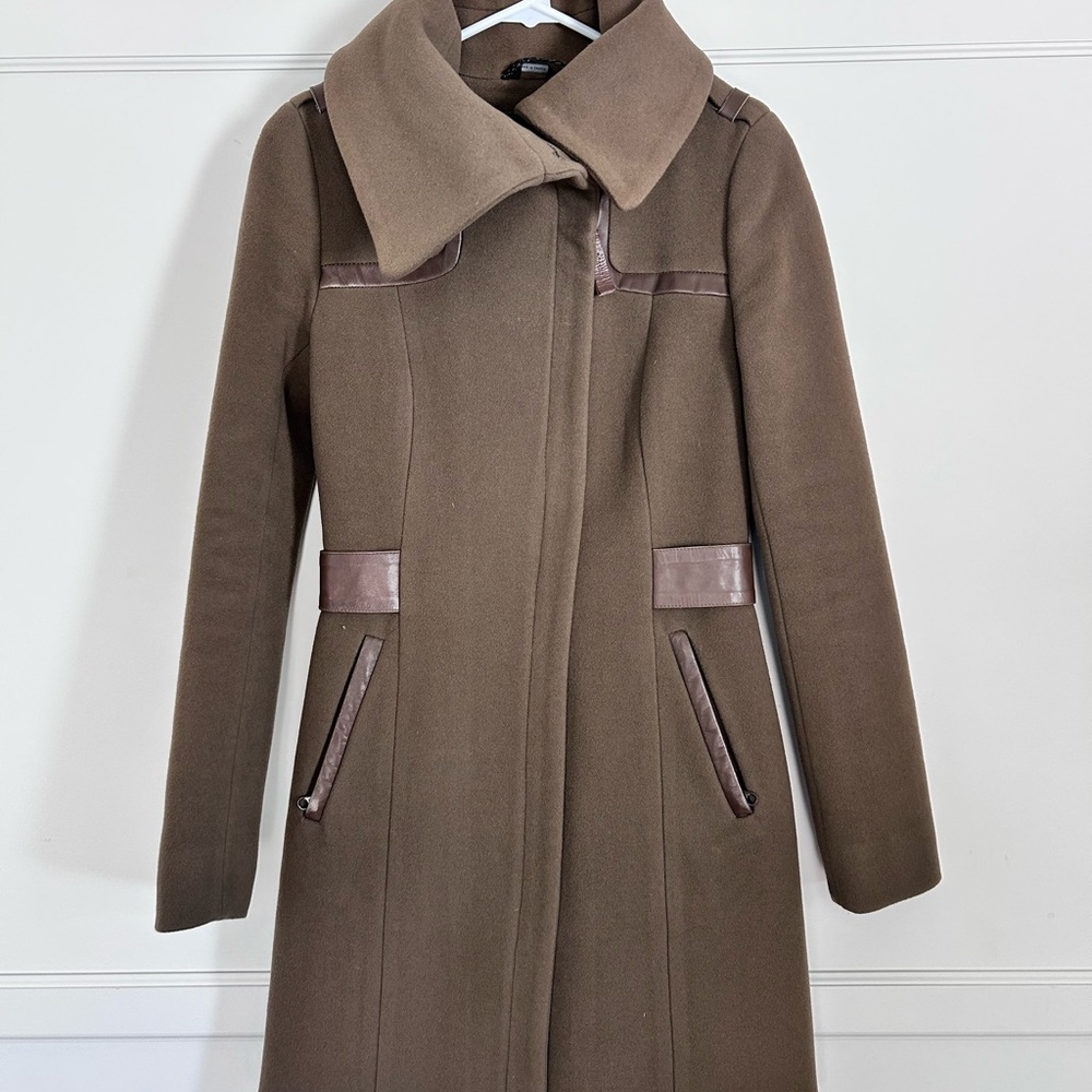Timeless Mackage Brown Women's Coat Size XXS 80% Wool 10% Cashmere Luxury